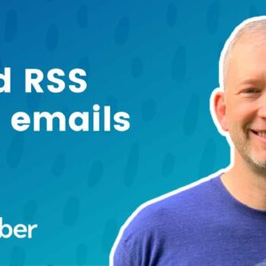 Automatically email the latest from your blog, youtube, etsy shop, and more with dynamic rss feeds