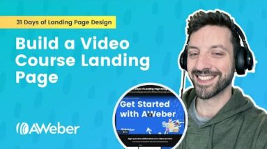 How to Build a Video Course Landing Page