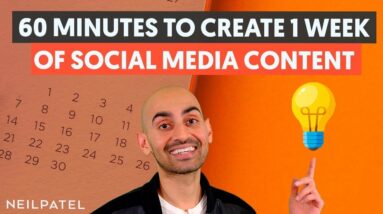 How to Plan 1 Week of Social Media Content in 60 Minutes (Tools and Hacks)