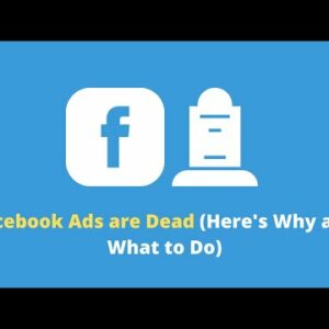 Facebook Ads are Dead (Here's Why and What to Do) #Shorts