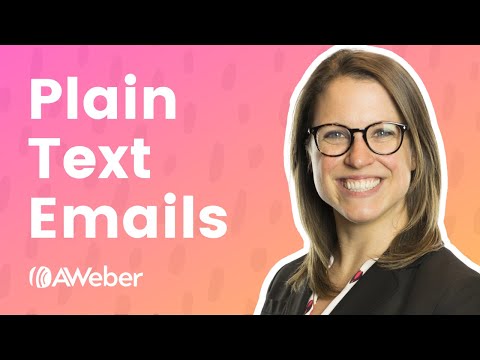 When and how to use plain text emails