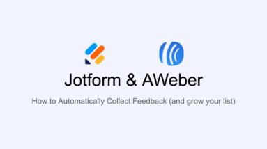 How to Automatically Collect Feedback (using AWeber & Jotform)