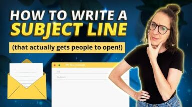 How to Write a Subject Line that Gets People to Open