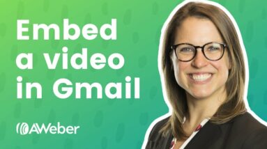 How to embed a YouTube video in a Gmail email