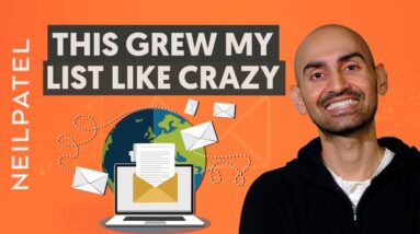 How I grew my email subscriber list to 873,049 subscribers