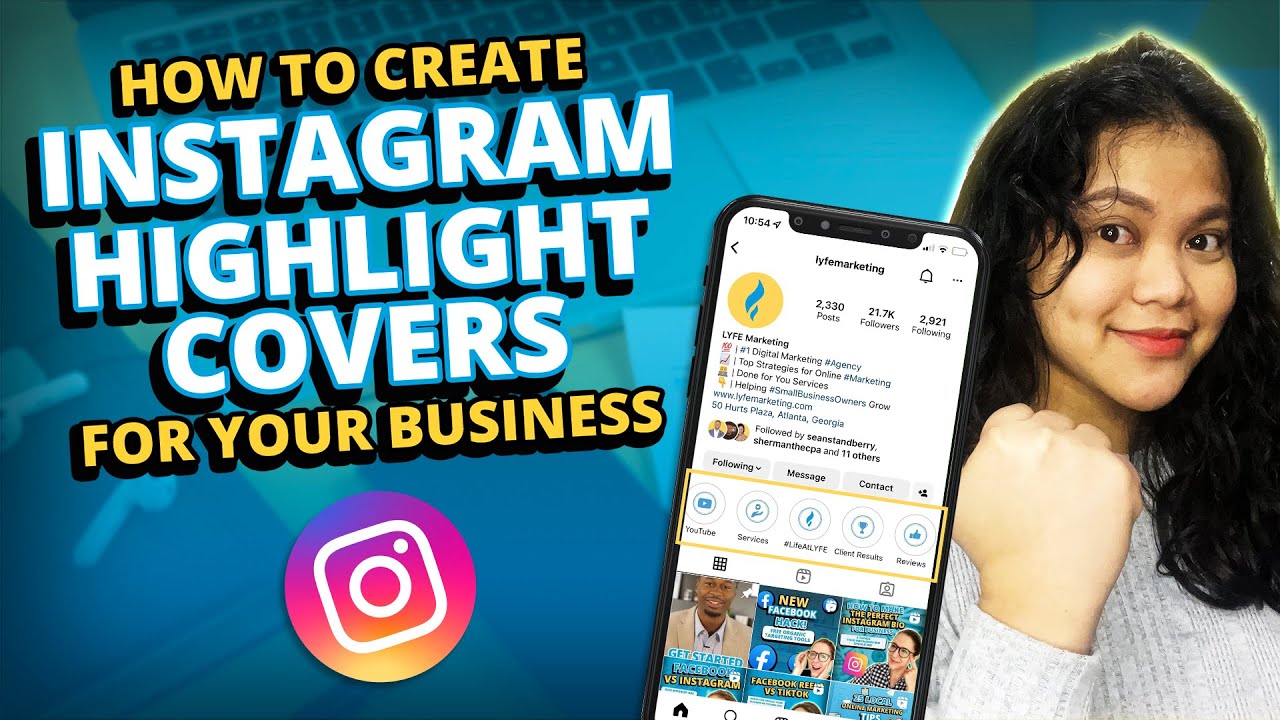 How To Create Instagram Highlight Covers For Your Business