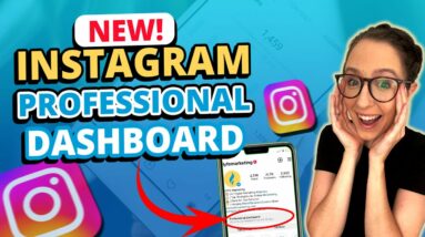 New! Instagram Professional Dashboard