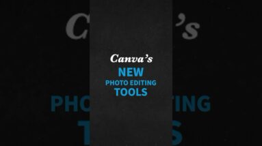 Canva’s New Photo Editing Tools. #LYFEMarketing