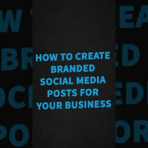 How to create branded social media posts for your business. #LYFEMarketing