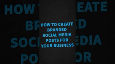 How to create branded social media posts for your business. #LYFEMarketing