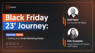 Black Friday 23' Journey: Episode Three - Getting Your Email Marketing Ready