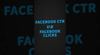 Facebook CTR vs. Facebook clicks! #LYFEMarketing