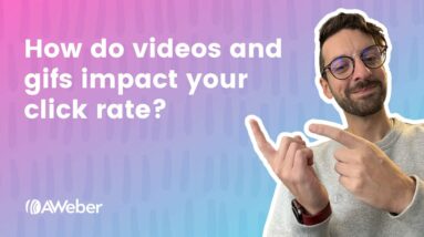 How do videos and gifs impact your email click rate?