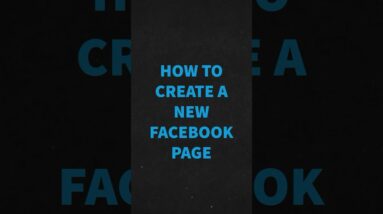 How To Create A New Facebook Page For Small Businesses [BEGINNERS] #facebookmarketing #smallbusiness