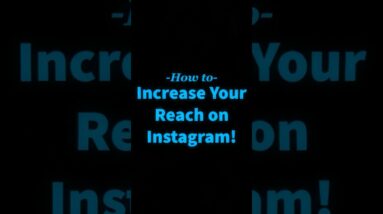 This Is What INSTAGRAM Says To Do For BIG Reach