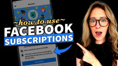 Facebook Subscriptions FOR BEGINNERS [Full Guide]