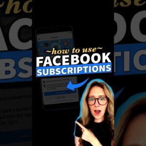 Facebook Subscriptions FOR BEGINNERS [Full Guide] #facebookmarketingtips