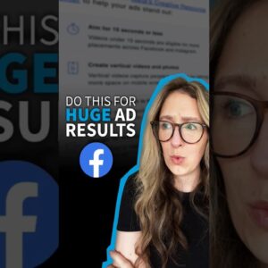This Is What FACEBOOK Says To Do For BIG Ad Results #facebookadvertising