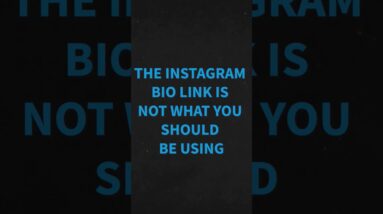 The Instagram Bio Link is NOT What You Should Be Using ( Here's What Is) #instagramforbusiness