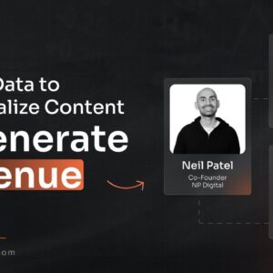 Using Data to Personalize Content & Generate Revenue