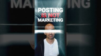 Posting Is Not Marketing