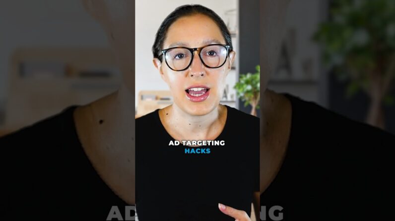 Facebook Ad Targeting Hacks That ACTUALLY Drive SALES (full video linked!) #facebookadstrategy