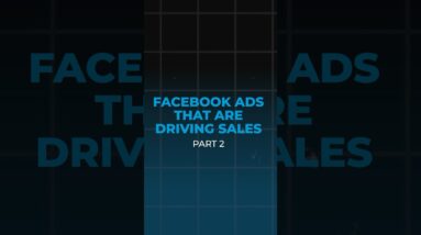 Facebook Ads That Are Driving Sales Right Now PART 2 (full video linked!) #facebookads #marketing