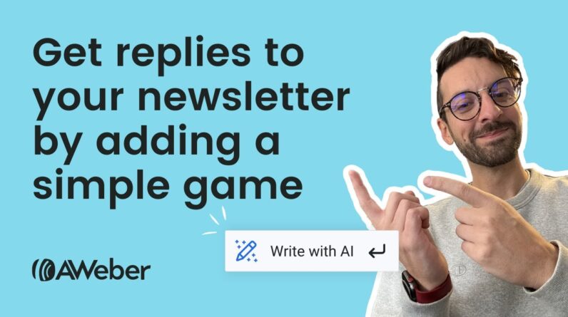 Get replies to your newsletter by adding a simple game