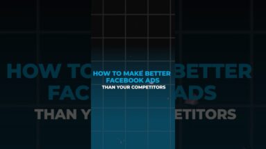 How To Make Better Facebook Ads Than Your Competitors #facebookads #facebookmarketing #smallbusiness