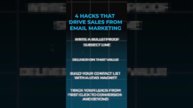 4 Hacks That Drive Sales from Email Marketing Every Time #emailmarketing #smallbusinessmarketing