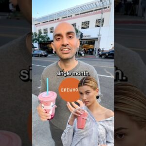 Erewhon sells 40,000 Hailey Bieber smoothies; that’s $800,000 in revenue from a $20 smoothie!