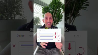 Google is punishing you for not having your website built out the way it needs to be!