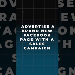 How To Advertise A Brand New Facebook Page (full video linked!) #facebookads #smallbusinessmarketing
