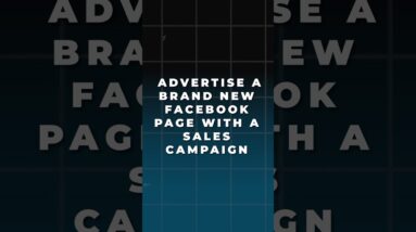 How To Advertise A Brand New Facebook Page (full video linked!) #facebookads #smallbusinessmarketing