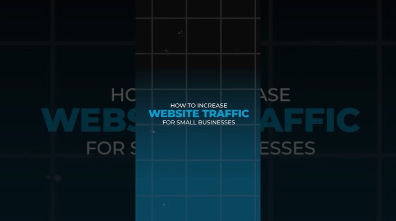 How To Increase Website Traffic By 2687.46% From Scratch [FOR BEGINNERS] #smallbusinessmarketing