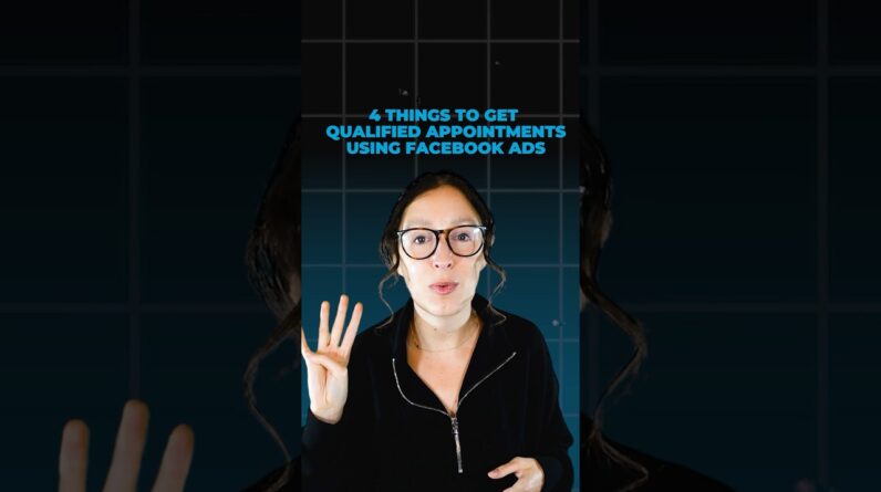 How to Get Qualified Appointments from Facebook Ads (100+ per Month) #leadgeneration #facebookads