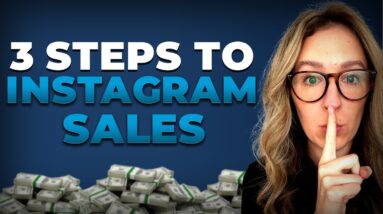 How To Convert Followers to CUSTOMERS: 3 Step Instagram Sales Funnel [For BEGINNERS]