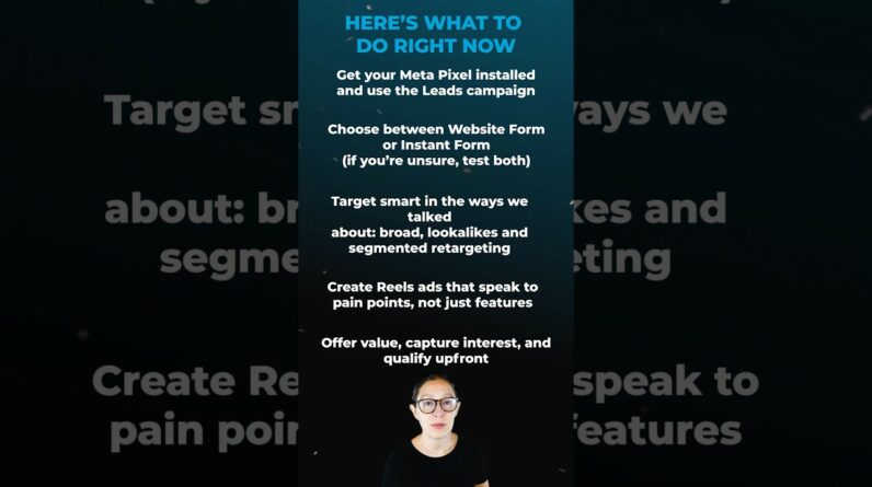 How to Get Leads from Reels Ads #facebookadsforbeginners #facebookmarketing #smallbusinessmarketing