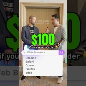 Rank these browsers in Google AI search - Win $100 #ahrefs #seo #tech
