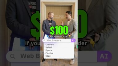 Rank these browsers in Google AI search - Win $100 #ahrefs #seo #tech