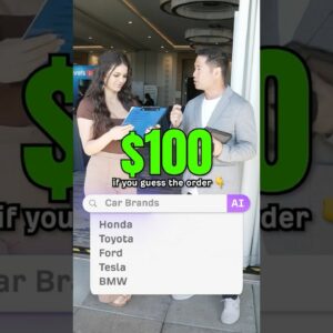 Rank these car brands in Google AI search - Win $100 #tech #seo
