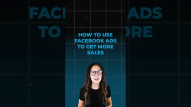 How to Use Facebook Ads to Get More Sales (full video linked!) #smallbusinessmarketing #facebookads