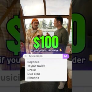 Guess the most popular Pop stars in Google - Win $100