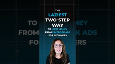 Laziest Way to Make Money from Facebook Ads for Beginners (full video linked!) #facebookads