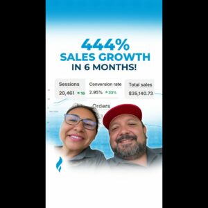 Veronica and Adolph saw a 444.92 increase in their crawfish seasoning sales in 6 months!