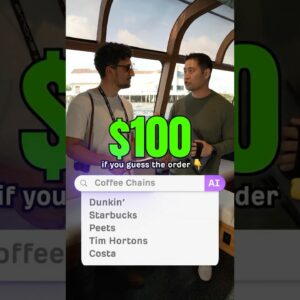 Rank these Coffee Chains in Google AI Search - Win $100