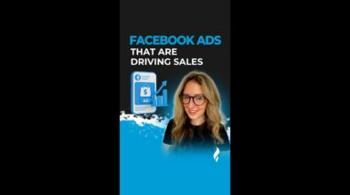 Showing Facebook ads that are driving sales right now!