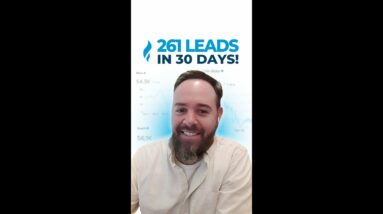 After partnering with LYFE, Scott generated 261 leads in 30 days!