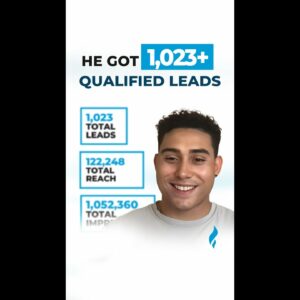 RJ, owner of Soultuary Studios, generated 1,023 leads our ads when he partnered with us!